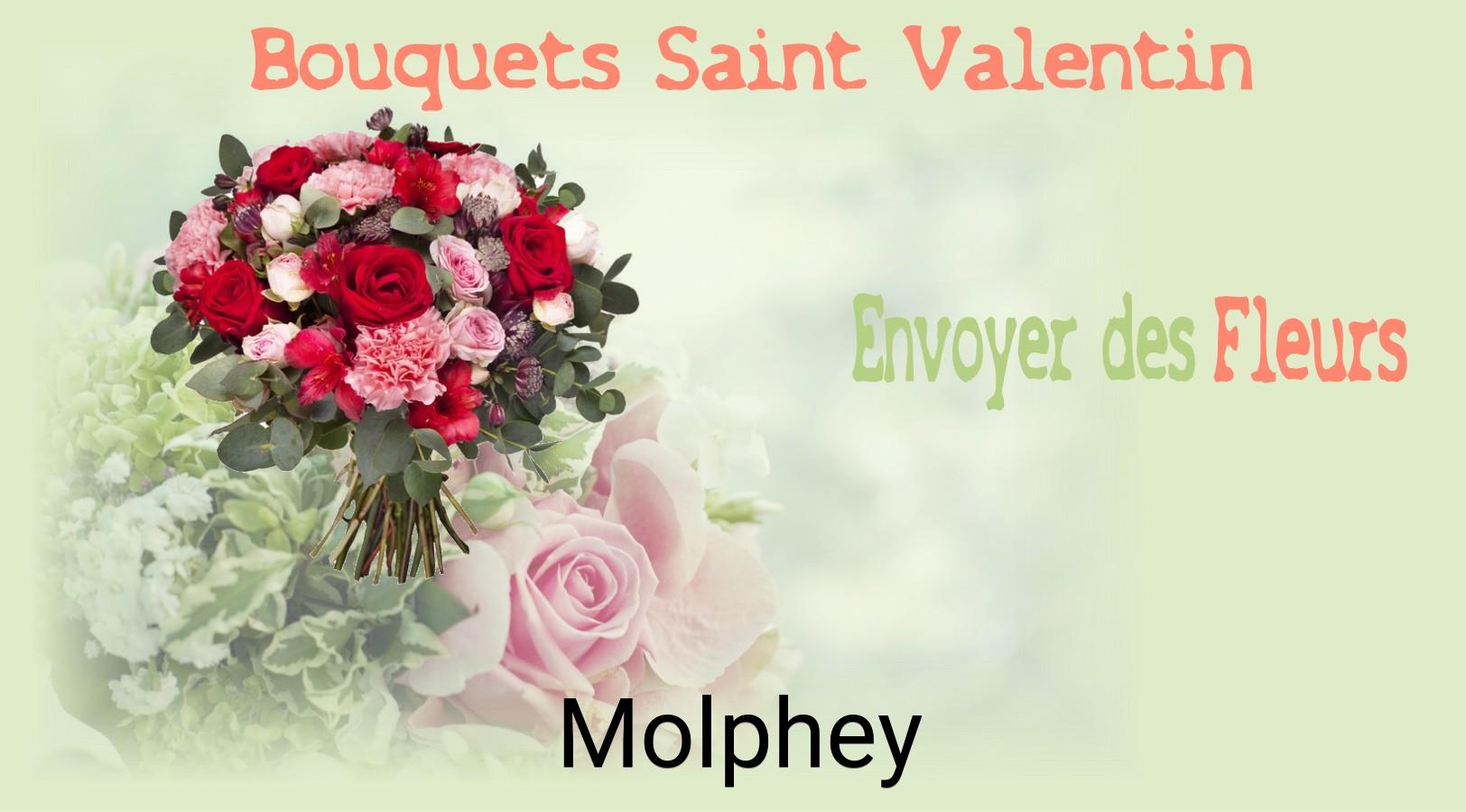 Roses de Saint-Valentin livrées à Molphey